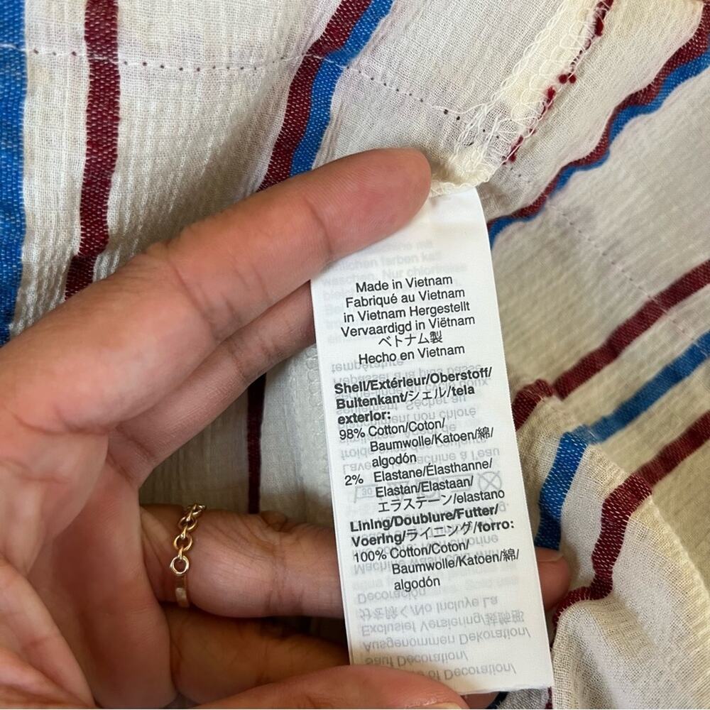 Madewell Rickrack Swing Tank in Stripe - Picture 8 of 8